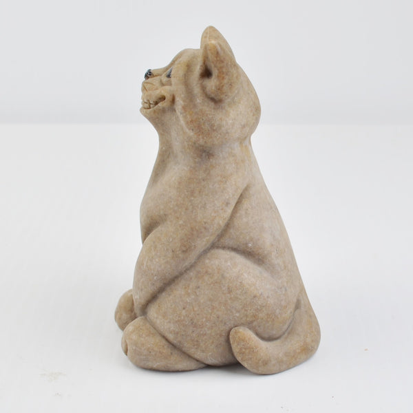 Second Nature Design Quarry Critters Cat Chico - Smiling Cat Figurine 2000