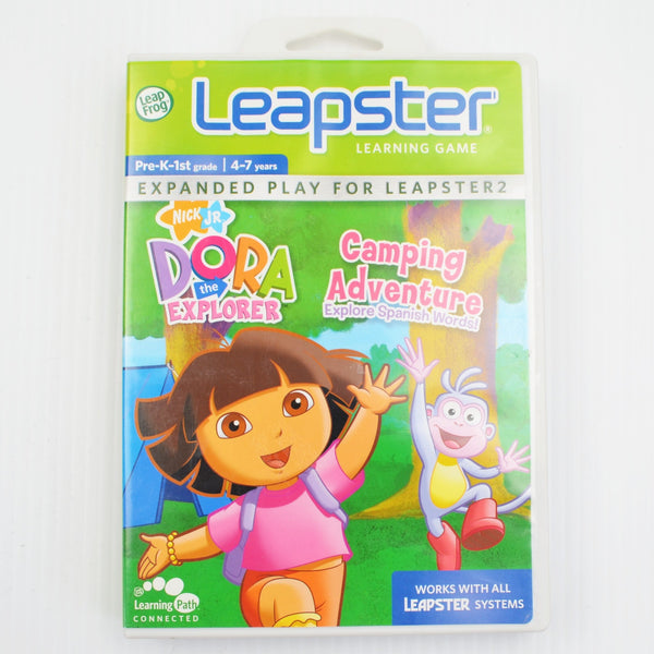 5 Lot Leap Frog Leapster Game Cartridges - Dora, Nemo, Up, Disney Fairies, I Spy