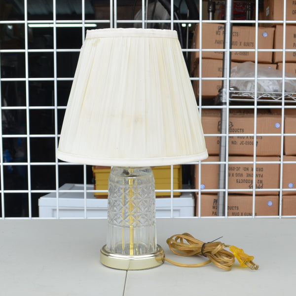 Glass Base Desk / Table Lamp