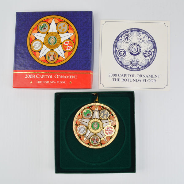 2008 Texas State Capitol Ornament - Booklet - Capitol Rotunda Floor - NEW