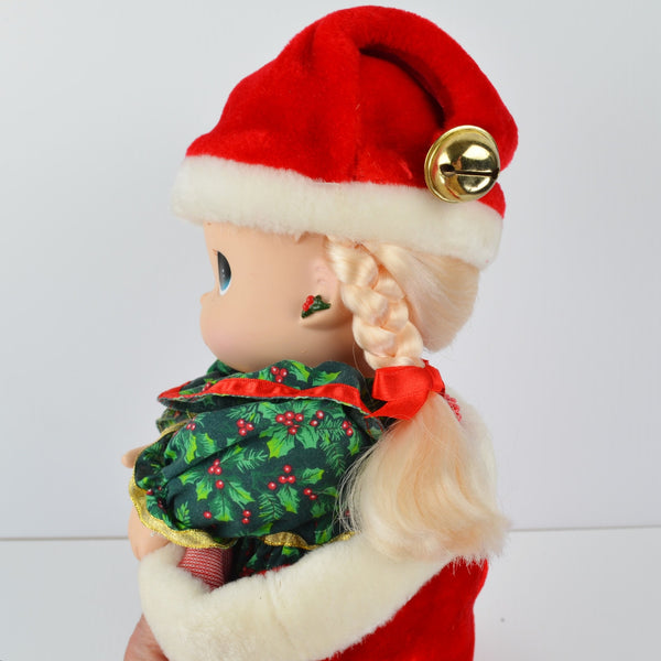 Vintage 16" Precious Moments Jingles Christmas Eve Stocking Doll QVC New No Box