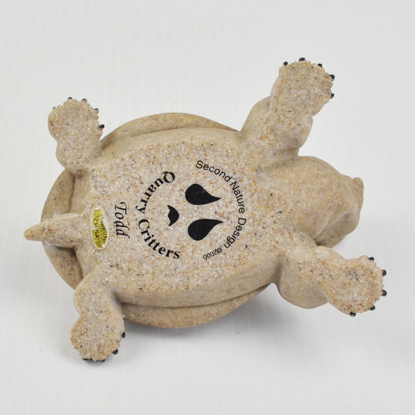 Quarry Critters Turtle Figurine "Todd" 2000 Crawling Second Nature Design