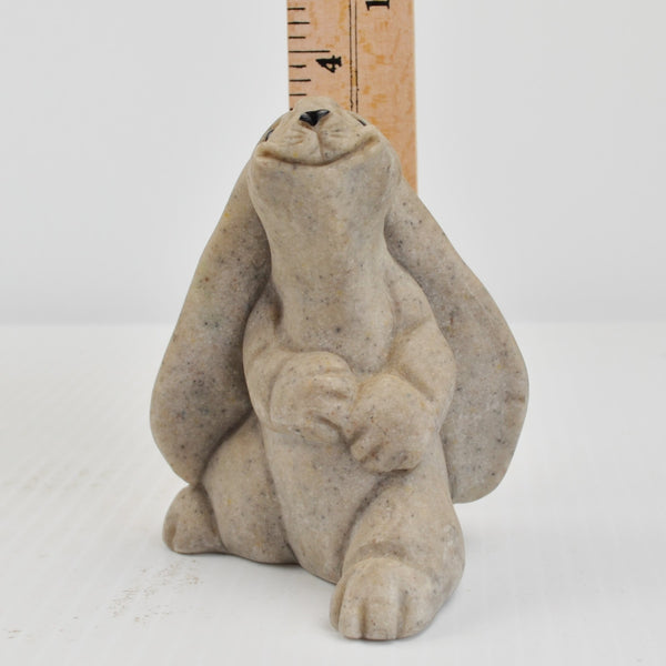 Quarry Critters Reggie - Sitting Rabbit Bunny Figurine 2001 Second Nature Design