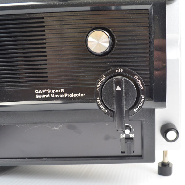 GAF Super 8 Movie Projector 2000S Powers On, Light, Tape Spins, Not Fully Tested