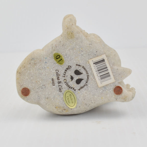 Second Nature Design Quarry Critters Cats Celine Cleo Hugging Cat Figurine 2001