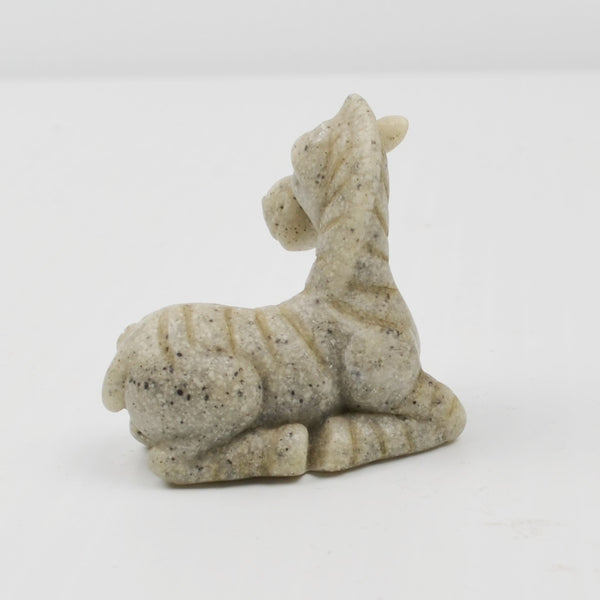 Second Nature Design Quarry Critters Mini Giraffe, Lion, Zebra Figurines - RARE