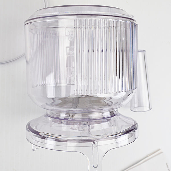 Pampered Chef Tea Steeper & Dispenser Clear Unique Design Loose Leaf or Bags