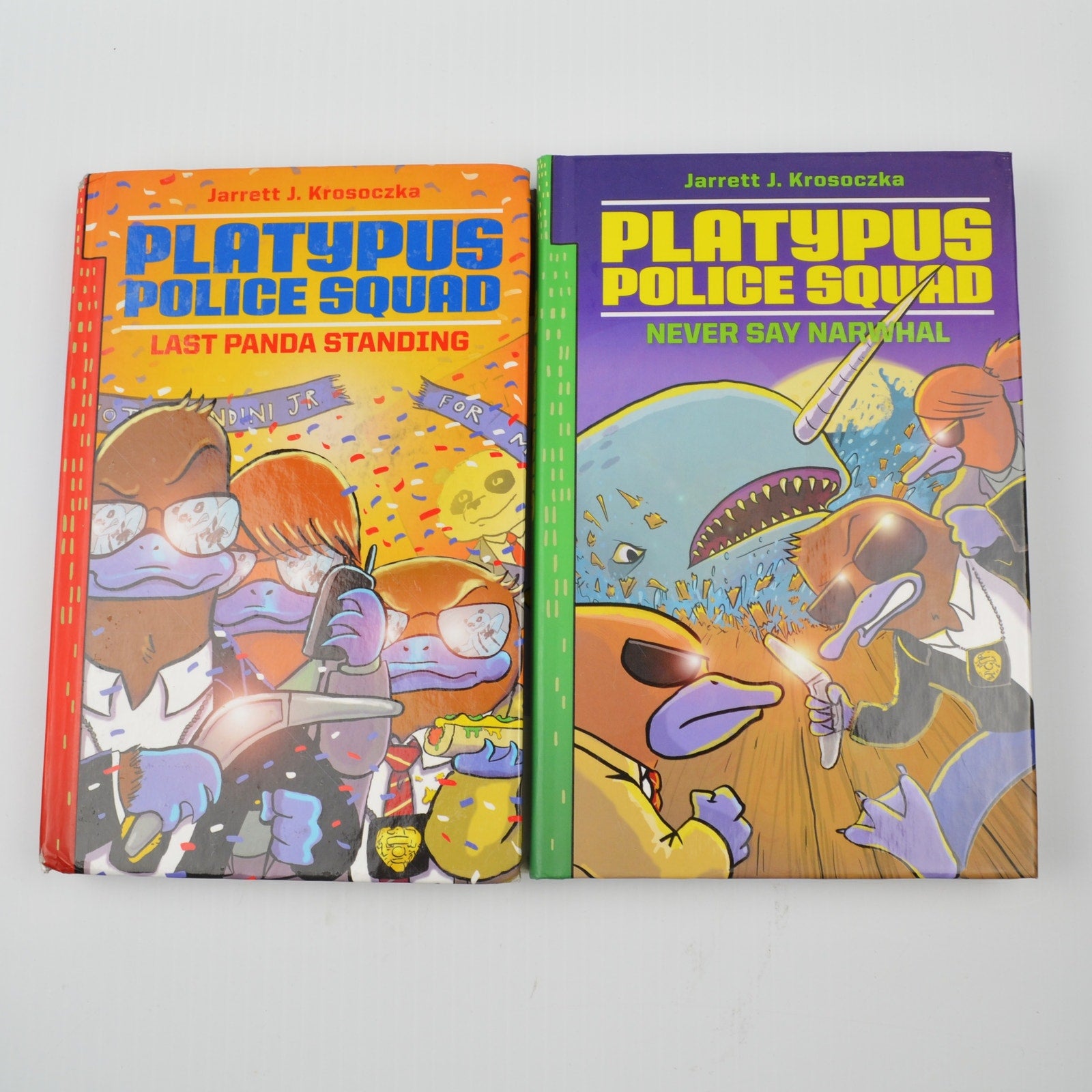 Platypus Police Squad by Jarrett Krosoczka - Lot of 2 - Books 3 and 4