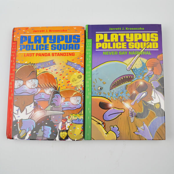 Platypus Police Squad by Jarrett Krosoczka - Lot of 2 - Books 3 and 4