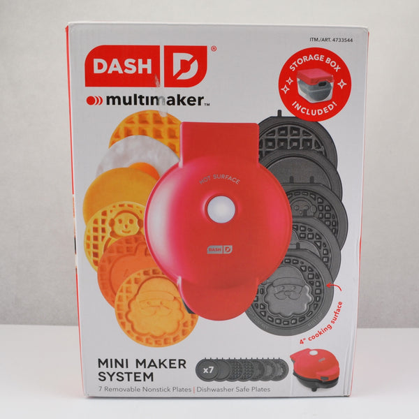 Dash MultiMaker™ Mini System Holiday Waffle Maker with 7 Removable Plates
