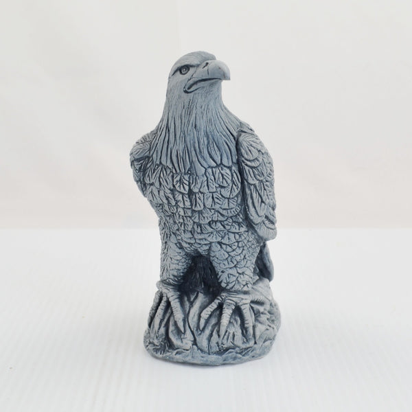 Eagle Sculpture Figurine Mt. St. Helens Volcanic Ash - Artisan Made in USA
