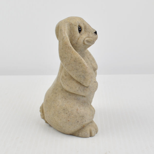 Quarry Critters Rocco - Standing Rabbit Bunny Figurine 2001 Second Nature Design