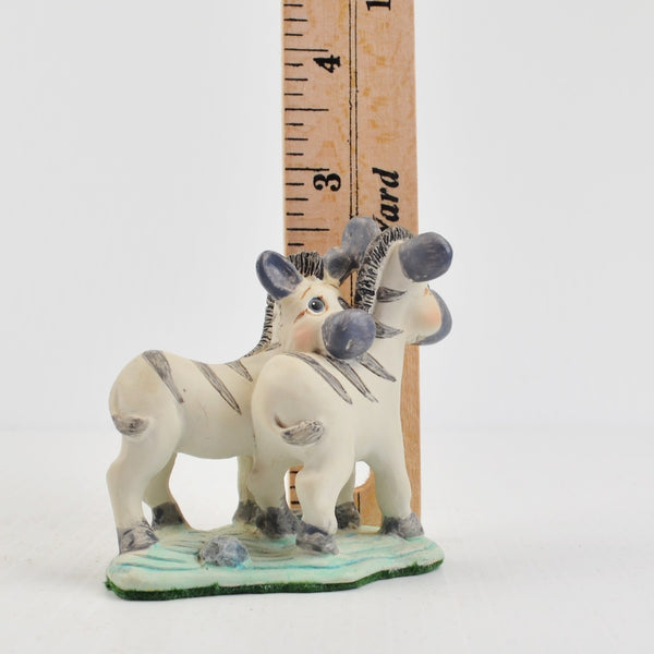 Dreamsicles Zebra Pair Figurine from 1998 Cast Art Noah’s Ark Set 10557