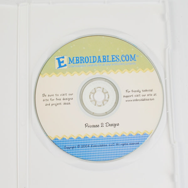 Princess Girl Fairytale Machine Embroidery CDs 1 & 2 Designs by Renae Lindgren