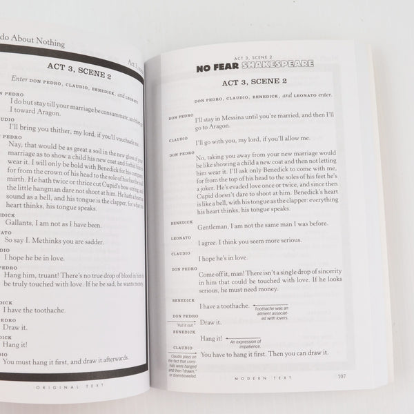 Much Ado About Nothing (No Fear Shakespeare) by SparkNotes - Plain English