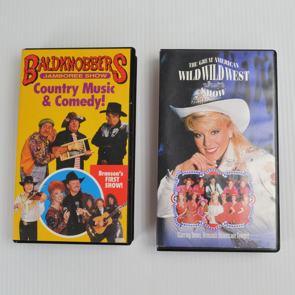 Lot of 11 Vintage BRANSON MISSOURI SOUVENIR VHS - Mel Tillis, Bobby Vinton