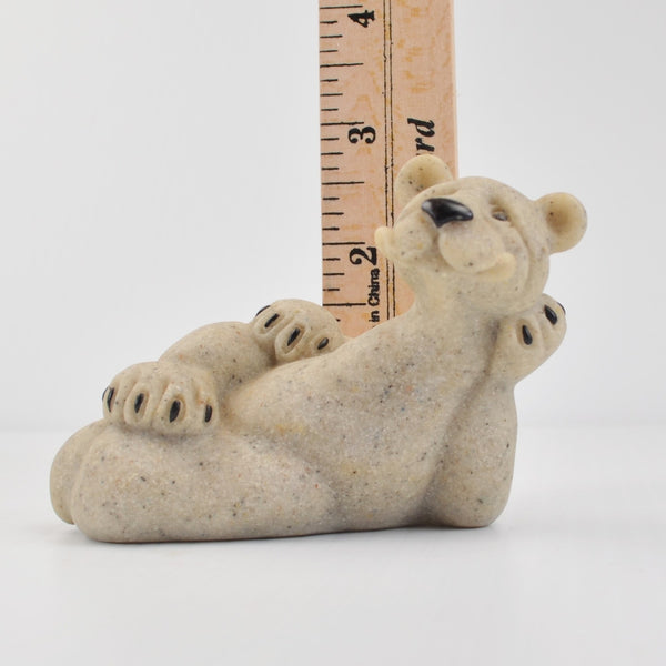 Second Nature Design Quarry Critters Cousin Bethie - Lounging Bear Figurine 2001