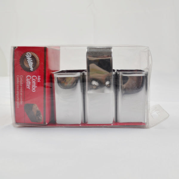 Wilson Mini Combo Cutter Finger Sandwiches, Brownies, Metal Cookie Cutter
