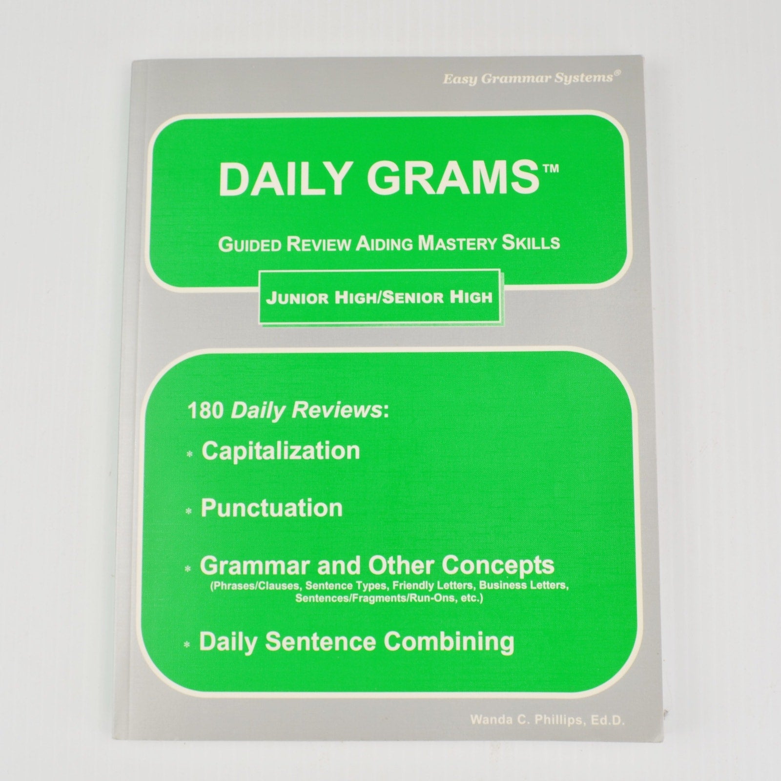 Daily Grams: Guided Review Aiding Mastery Skills JR/SR High - Paperback