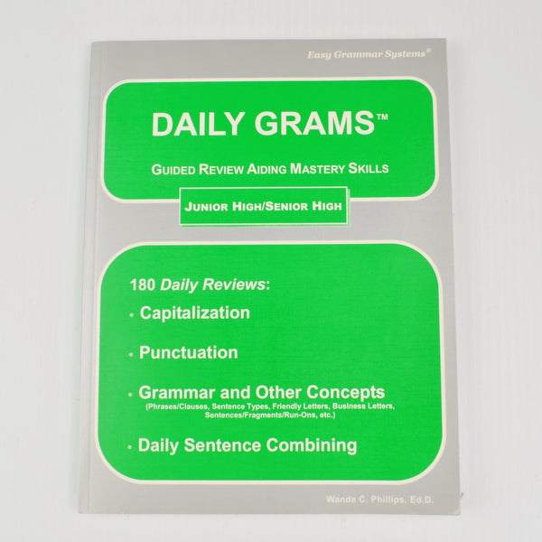 Daily Grams: Guided Review Aiding Mastery Skills JR/SR High - Paperback