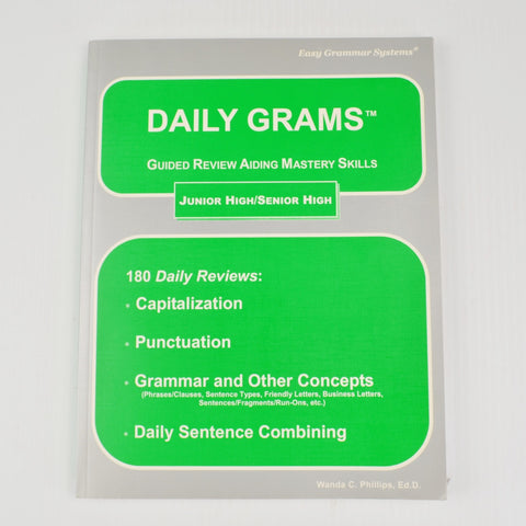 Daily Grams: Guided Review Aiding Mastery Skills JR/SR High - Paperback