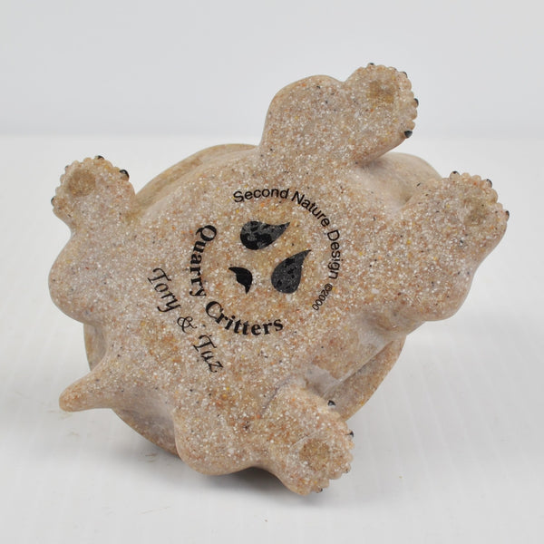 Quarry Critters Turtle Figurine "Tory & Taz" 2000 Carrying Second Nature Design