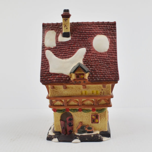 Santa's Workbench Collection Victorian Tally Ho Tavern - 1999 - New LED Light