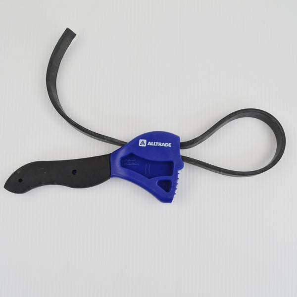 Alltrade Rubber Strap Wrench - Multi-Purpose Adjustable - Oil Filter, Jar, Pipe