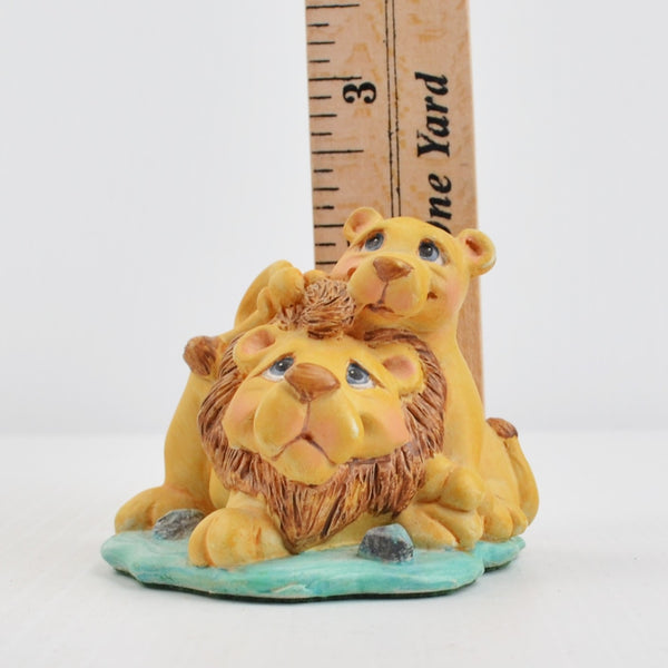 Dreamsicles Lion Pair Figurine from 1998 Cast Art Noah’s Ark Set 10557