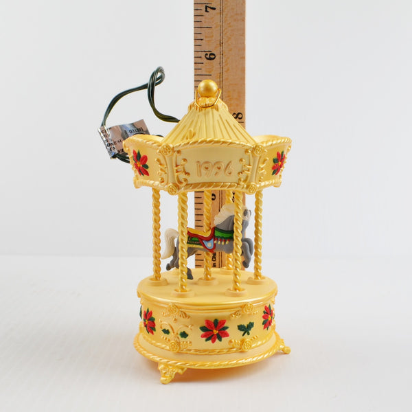 Hallmark Keepsake Tobin Fraley Holiday Carousel Christmas Ornaments 1994-96 Lot
