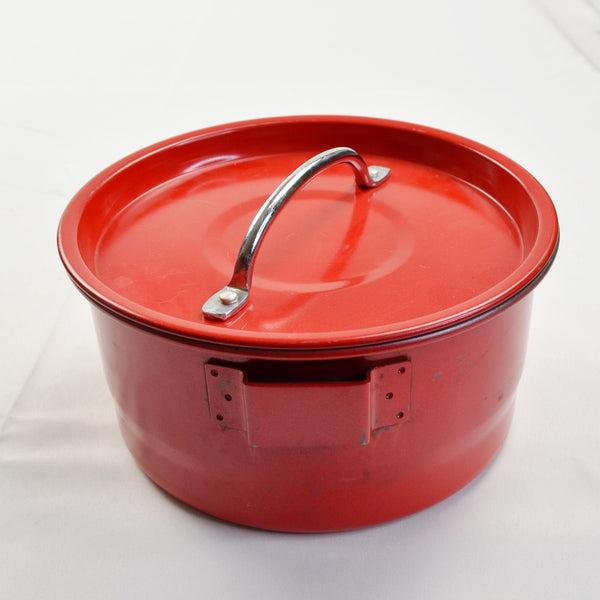 Coleman Family Cookset 807-739T Red Steel Camping Cookware Set, 5 Pieces