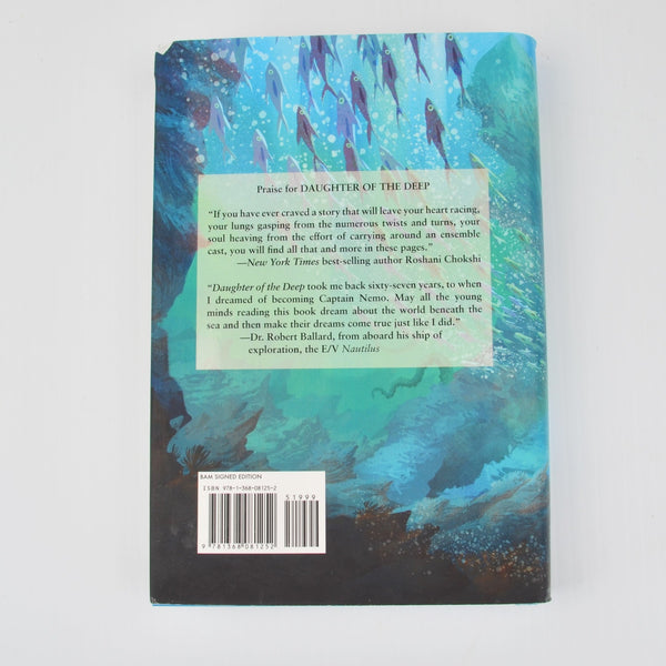 Signed Daughter of the Deep by Rick Riordan 1st Edition 20,000 Leagues Under Sea