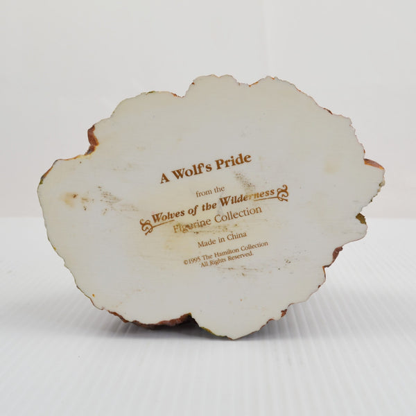 Hamilton Wolves of the Wilderness Collection Figurine A Wolf's Pride Wolf Pups