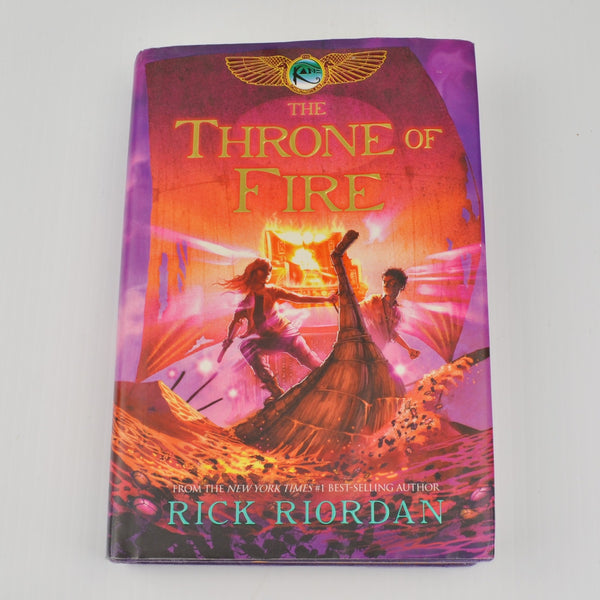 The Kane Chronicles by Rick Riordan Books 2,3 - 1st Ed Hardcover, Throne of Fire