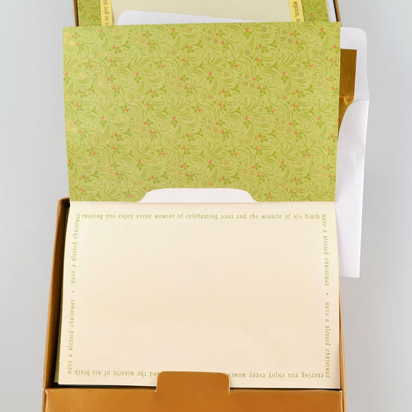 Lot of 2 Photo Holder Christmas Holiday Cards With Envelopes For 4x6 Photo - NEW