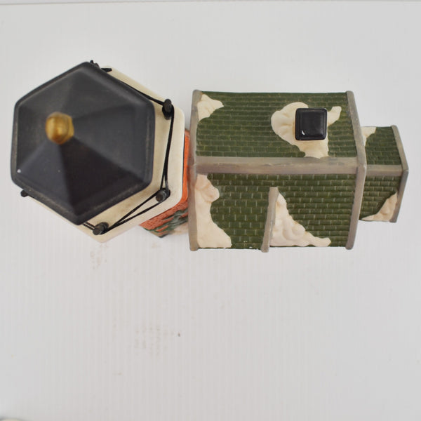 Santa's Workbench Collection Victorian Cape May Lighthouse 1999 - New LED Light