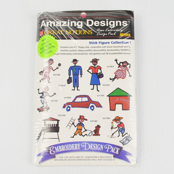 Lot of 3 Amazing Designs Great Notions Embroidery Design Floppy Disc Birdhouses