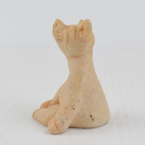 Quarry Critters Pixy Pig - Sitting Stone Pig Figurine - 2000 Second Nature
