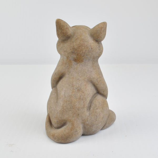 Second Nature Design Quarry Critters Cat Chico - Smiling Cat Figurine 2000