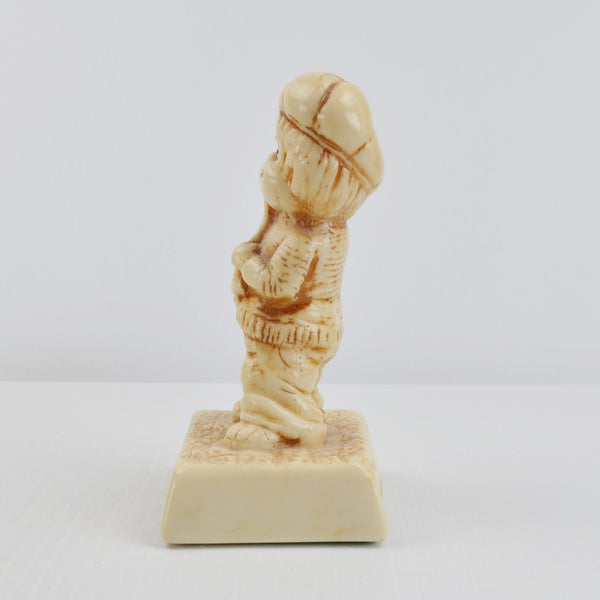 Russ Wallace Berrie Happy Birthday Wish Boy Figurine Vinyl Vintage Mid Century