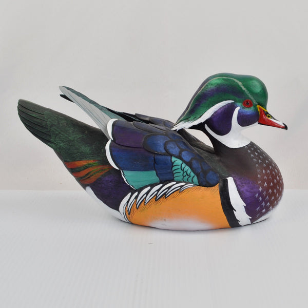 Sam Nottleman Swan Lake Wood Duck Decoy - Loon Lake by Wild Wings - 5116