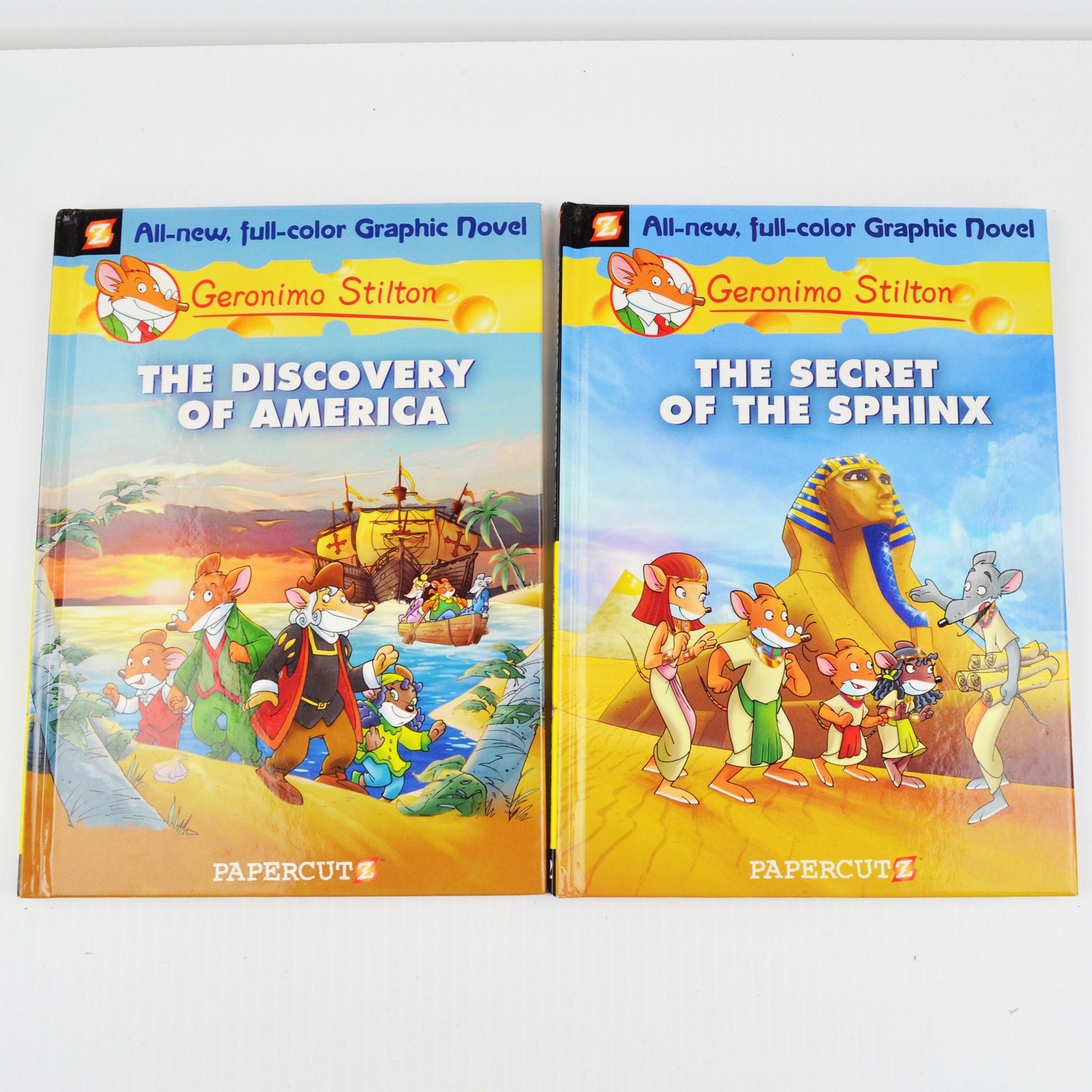 The Discovery of America, The Secret of the Sphinx - Geronimo Stilton Books 1-2