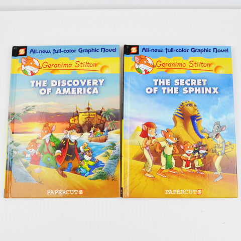 The Discovery of America, The Secret of the Sphinx - Geronimo Stilton Books 1-2