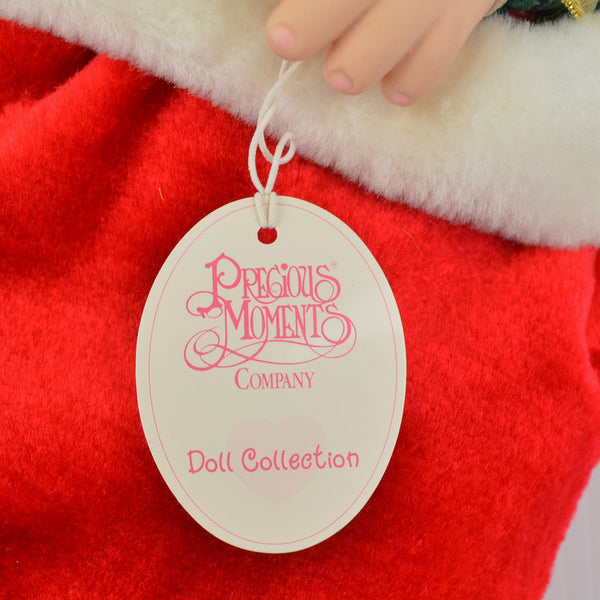 Vintage 16" Precious Moments Jingles Christmas Eve Stocking Doll QVC New No Box