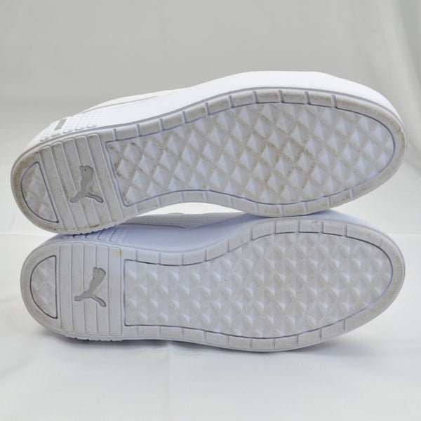 PUMA Women's Smash Platform Lifestyle Shoes White 394006-01 Size 10 Sneakers