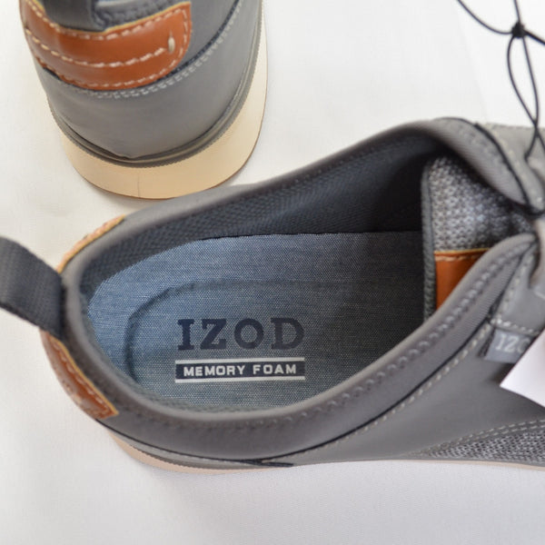Izod Drift Casual Memory Foam Cushioned Men's Shoes Gray Size 12 M US