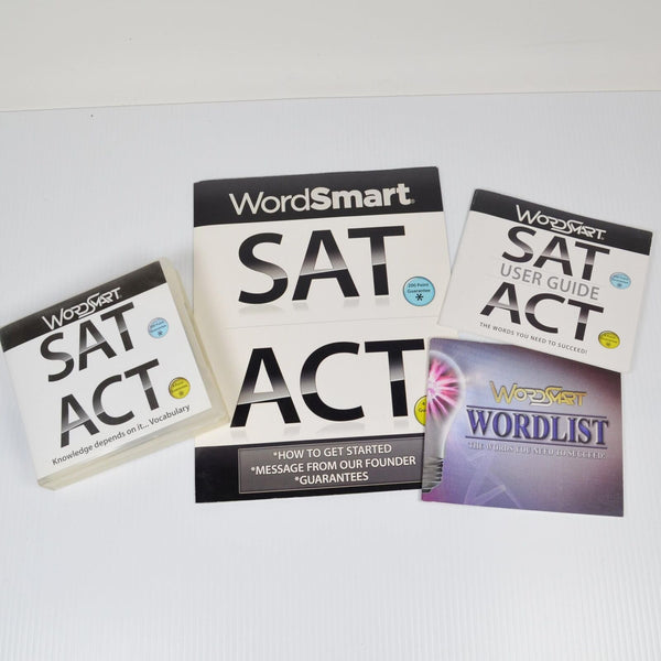 WordSmart SAT/ACT Test Prep Software Personalized Study - 11 Discs Windows / Mac