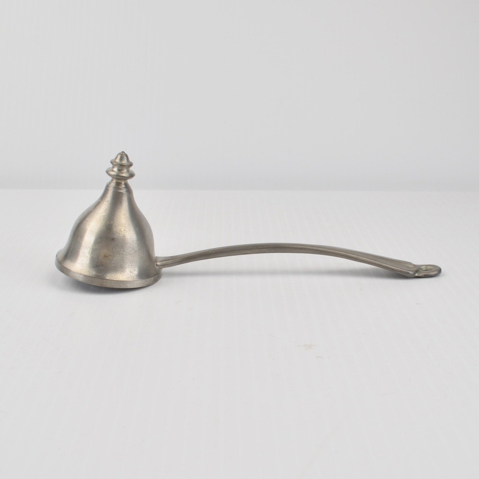 Pewter Candle Snuffer - Vintage Connecticut House Pewter - Signed 7.5"