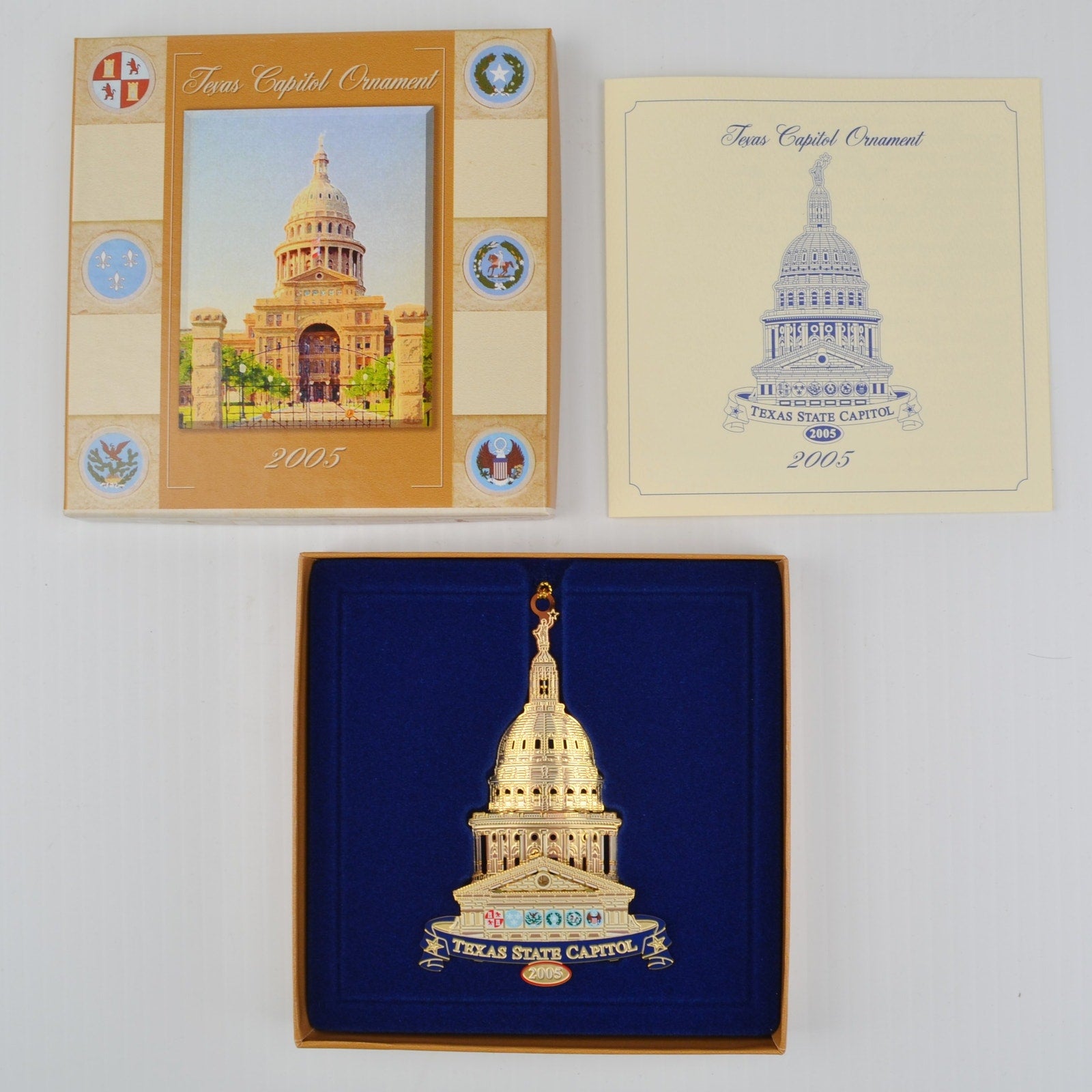 2005 Texas State Capitol Ornament - Booklet - Texas Capitol Building - NEW