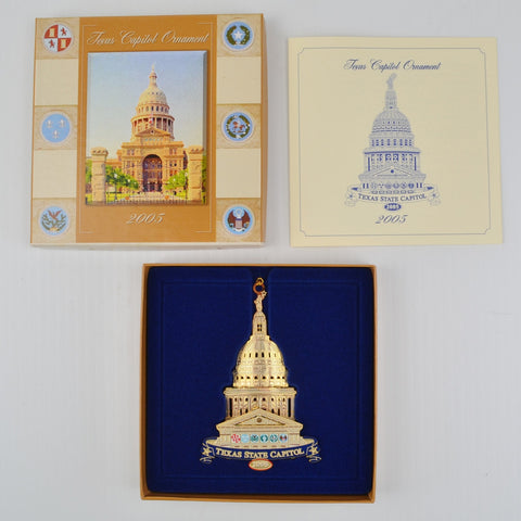 2005 Texas State Capitol Ornament - Booklet - Texas Capitol Building - NEW